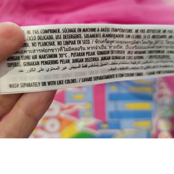 Disney Princess Graphic Print Mesh Tulle Short Sleeve Pink Tee Girls 9/10 NEW - Picture 7 of 11